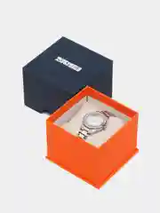 Серебряный женские наручные часы Skmei 1534 в подарочной упаковке