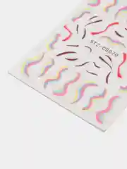 Коралловый слайдеры для дизайна ногтей