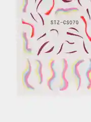 Коралловый слайдеры для дизайна ногтей