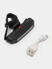 Фонарь велосипедный светодиодный, USB, с аккумулятором