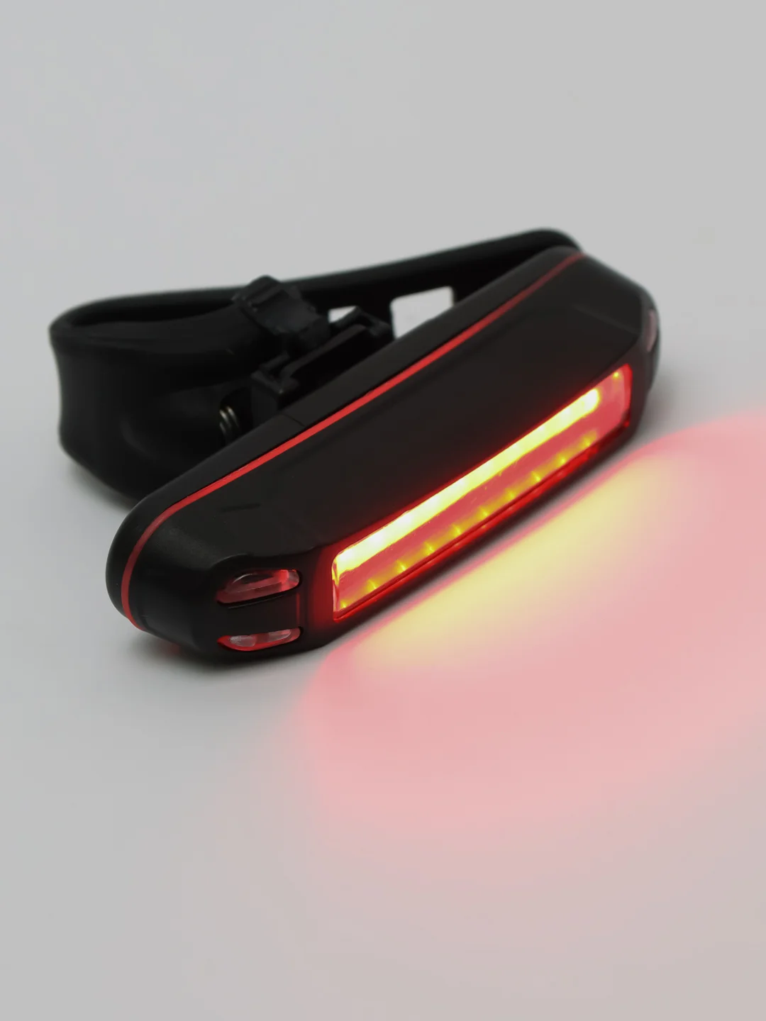 Фонарь велосипедный светодиодный, USB, с аккумулятором