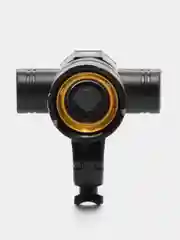 Черный фонарь светодиодный для велосипеда USB, велосипедный фонарь с аккумулятором
