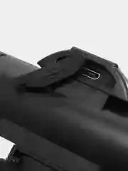 Черный фонарь светодиодный для велосипеда USB, велосипедный фонарь с аккумулятором