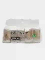 Белый ватные палочки, бамбук и хлопок