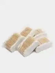 Белый ватные палочки, бамбук и хлопок