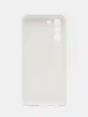 Белый чехол Samsung Galaxy S21, Самсунг Галакси С21 прозрачный силиконовый