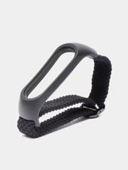 Плетеный нейлоновый ремешок / монобраслет с регулировкой для Xiaomi Mi Band 3, 4, 5 и 6