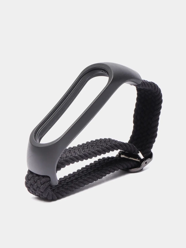 Плетеный нейлоновый ремешок / монобраслет с регулировкой для Xiaomi Mi Band 3, 4, 5 и 6