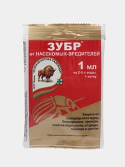 Набор"Зубр", от колорадского жука, тли, белокрылки, клопов, пенницы, 1 мл, 4 штуки