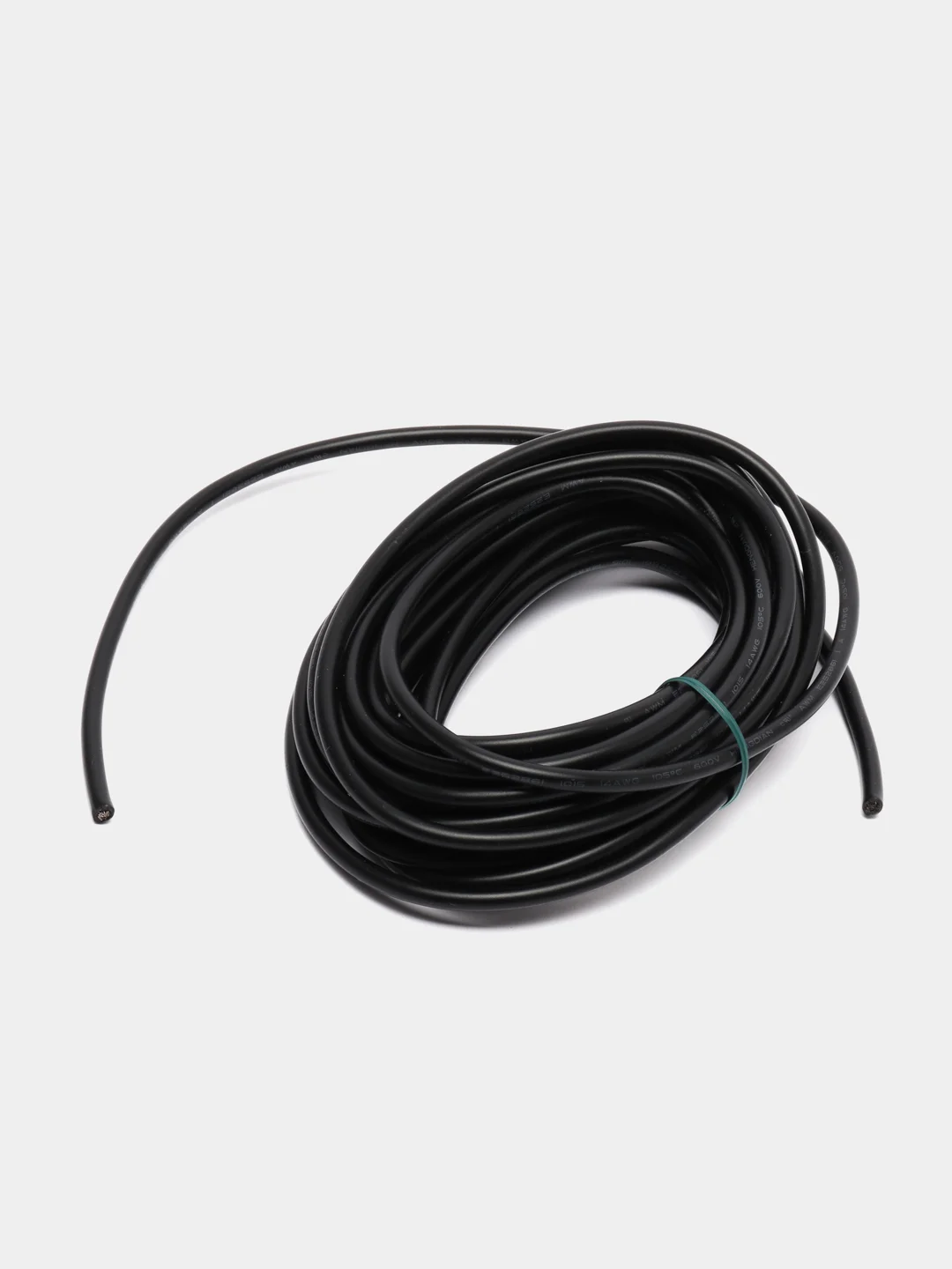 Черный гибкий многожильный монтажный провод 14 AWG (1х2 кв.мм)