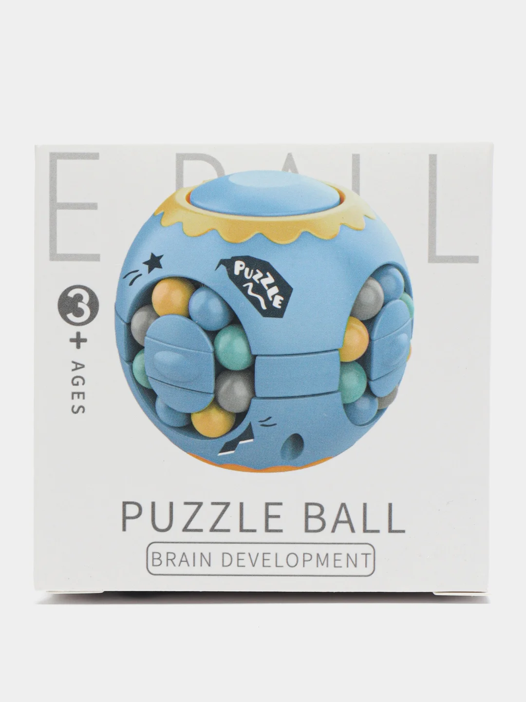 Лазурный игрушка головоломка спинер Puzzle Ball для детей и взрослых