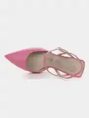 Розовый туфли открытые на каблуке женские летние BETSY