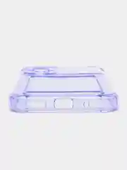Лавандовый чехол Xiaomi Redmi 10C / Poco C40, A1, Note 10S, 9C прозрачный, с карманом для карты