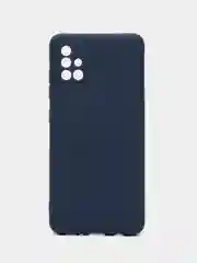 Синий меланж чехол Samsung Galaxy A51, Самсунг Галакси А51 силиконовый Silicone Cover