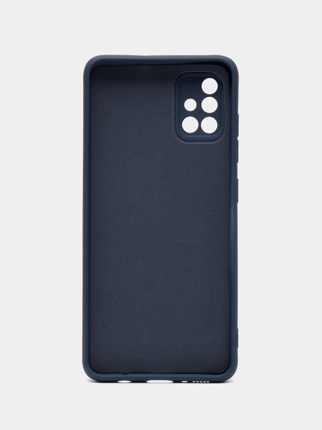 Синий меланж чехол Samsung Galaxy A51, Самсунг Галакси А51 силиконовый Silicone Cover
