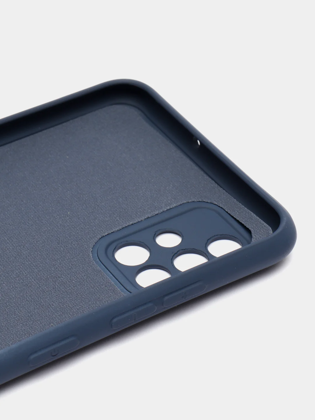 Синий меланж чехол Samsung Galaxy A51, Самсунг Галакси А51 силиконовый Silicone Cover