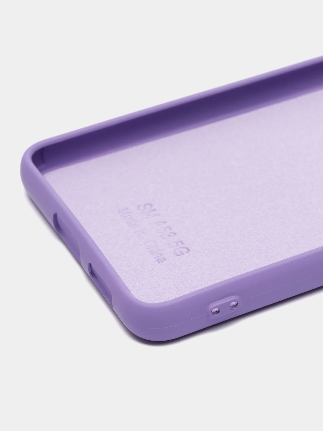 Пурпурный чехол силиконовый для Samsung Galaxy A53 (Самсунг Галакси А53), Silicone Cover