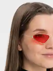 Красный очки солнцезащитные