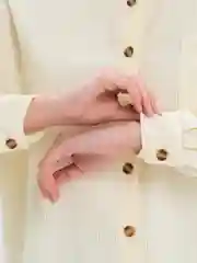 Светло-жёлтый рубашка женская вельветовая