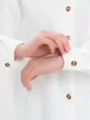 Белый рубашка женская вельветовая