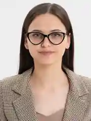 Черный очки солнцезащитные "Кошачий глаз", женские, с UF-защитой