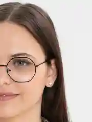 Черный очки прозрачные, имиджевые
