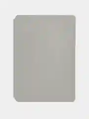 Серый стильный чехол со шторкой для iPad
