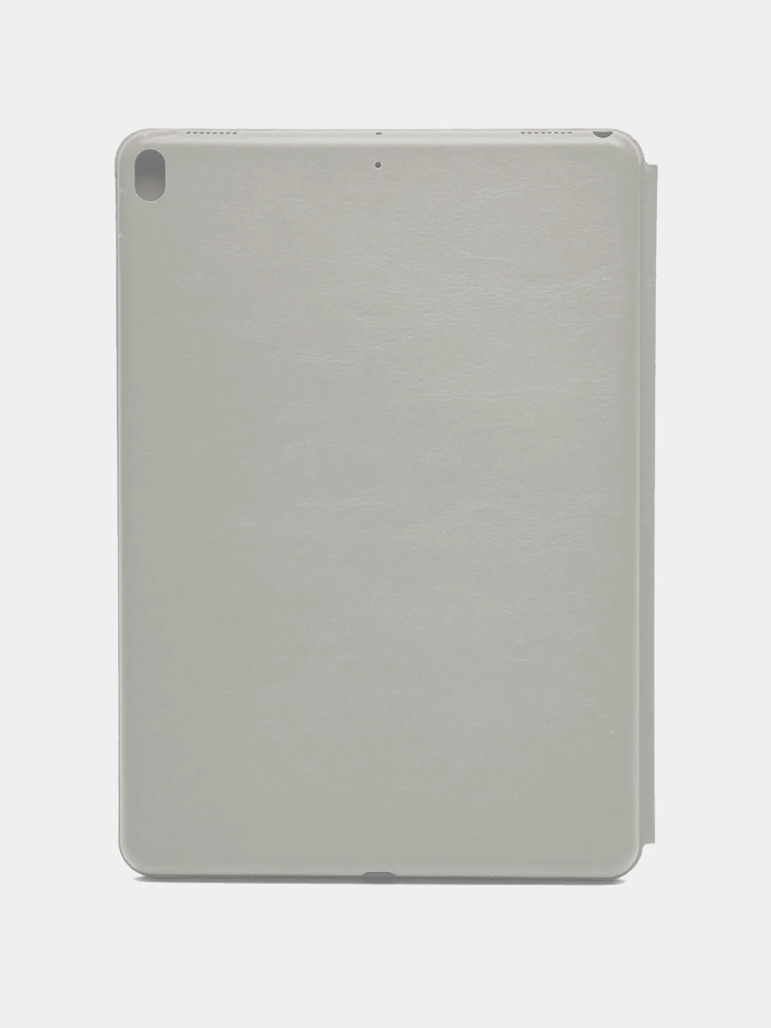Серый стильный чехол со шторкой для iPad