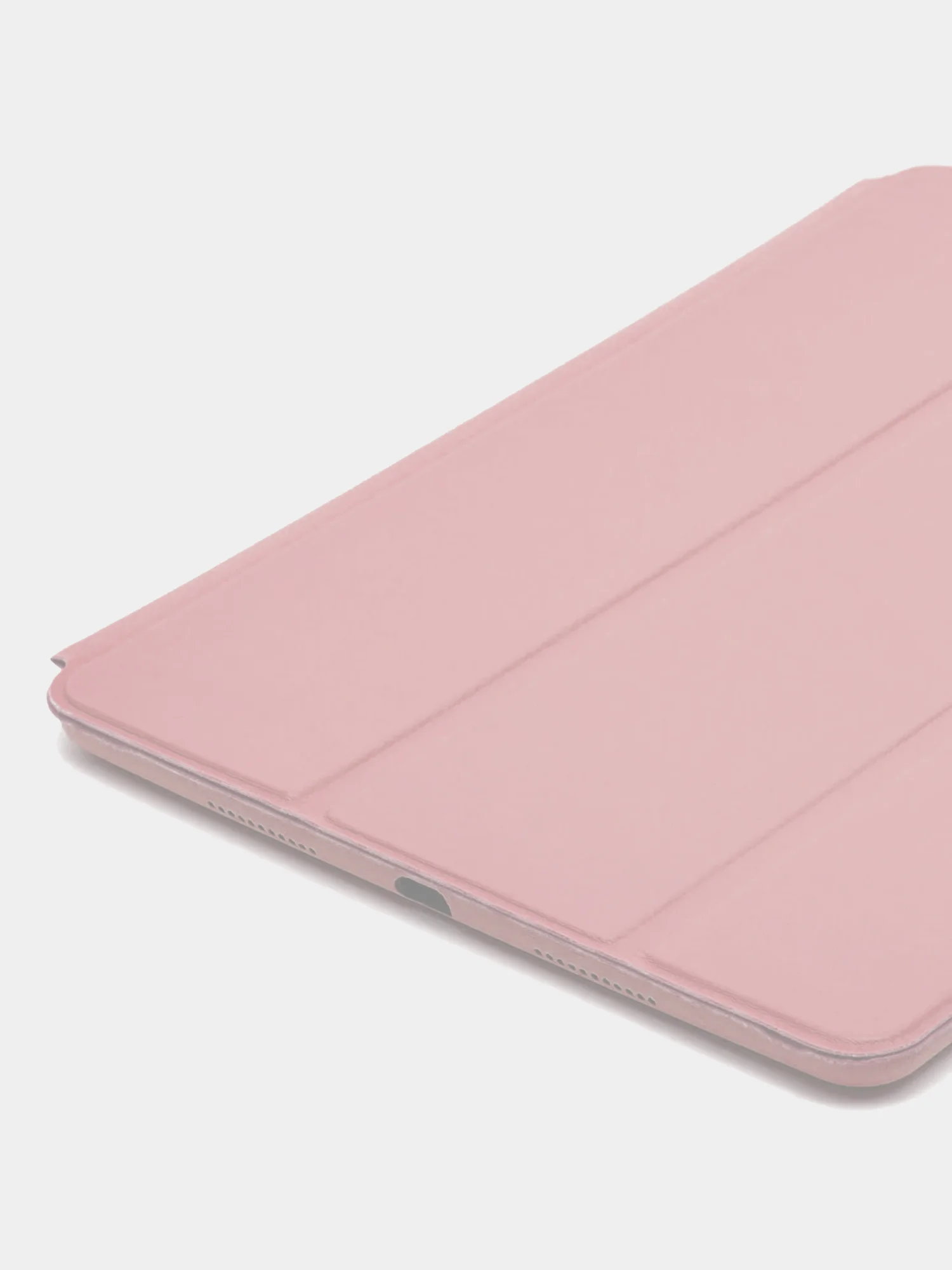 Бежевый меланж стильный чехол со шторкой для iPad