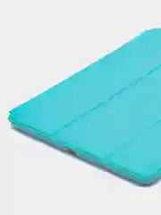 Голубой стильный чехол со шторкой для iPad