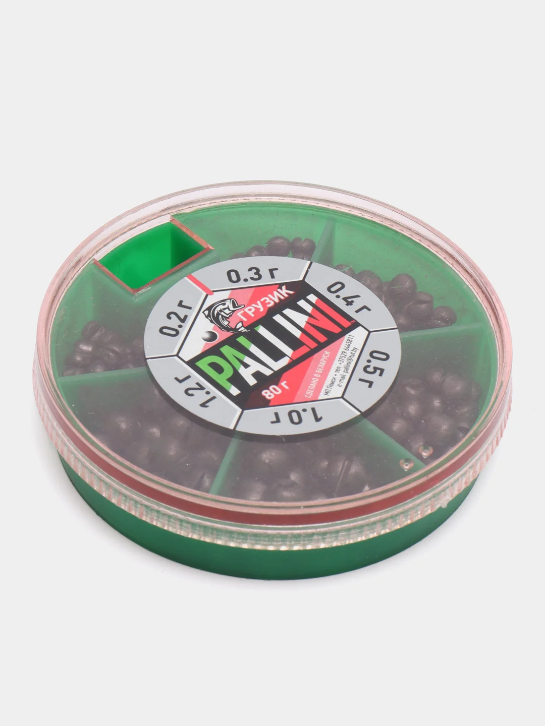 Лайм набор рыболовных грузил / груз PALLINI (70-80-100гр)