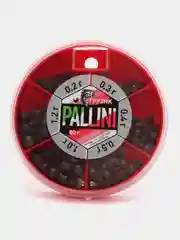 Алый набор рыболовных грузил / груз PALLINI (70-80-100гр)