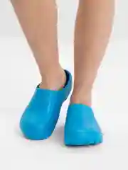 Голубой сабо женские, галоши