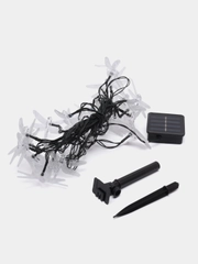 INBLOOM гирлянда на солнечной батарее, 25 LED, 7 м, 2 режима, стрекоза, ПВХ, 2V80 mA, 1.2V, 600 mAh