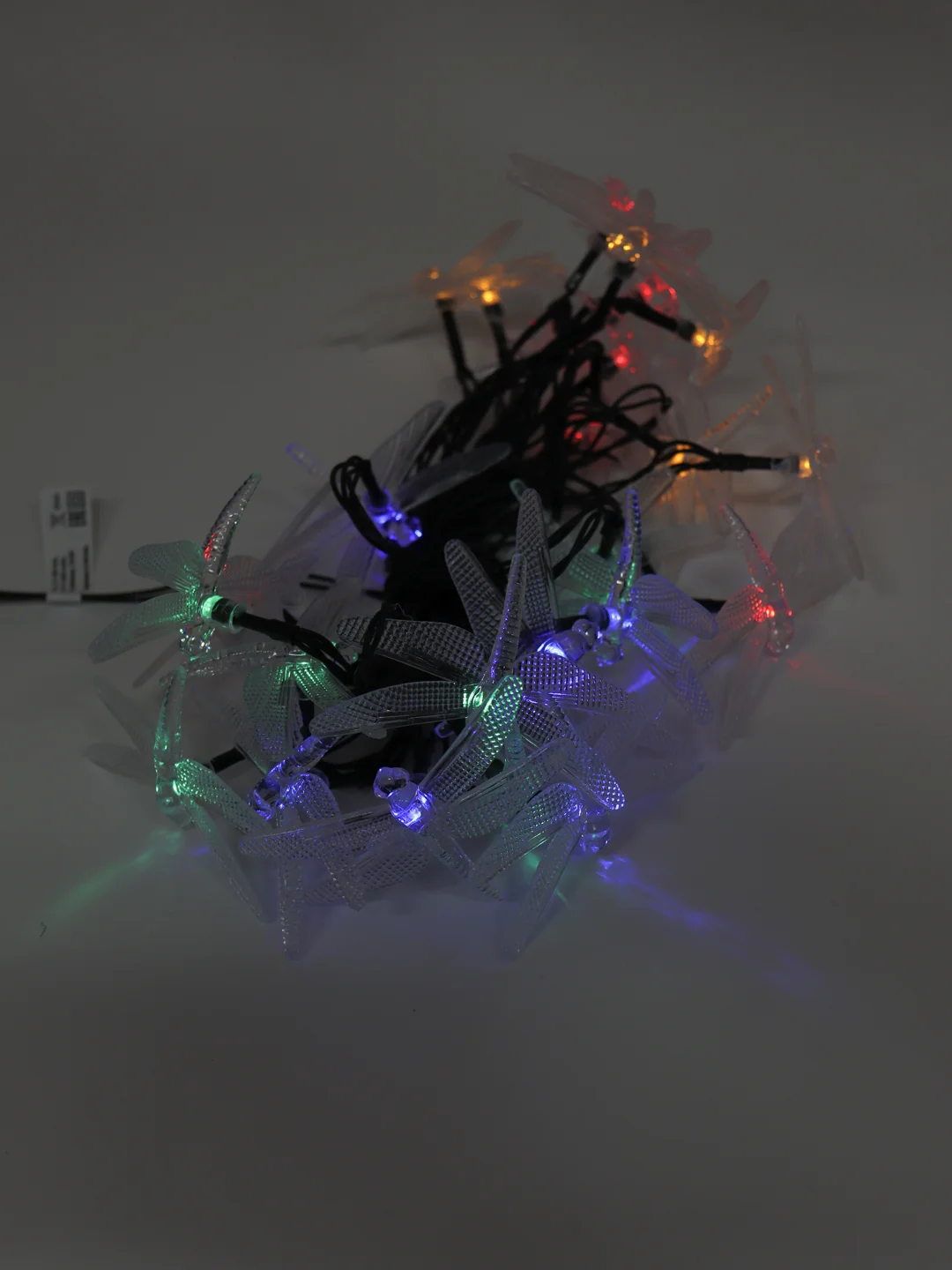 INBLOOM гирлянда на солнечной батарее, 25 LED, 7 м, 2 режима, стрекоза, ПВХ, 2V80 mA, 1.2V, 600 mAh