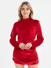 Алый платье