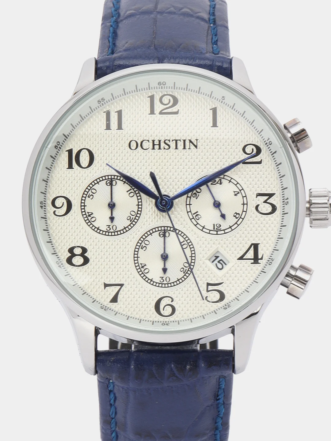 Белый мужские наручные часы Ochstin 6050E с хронографом в подарочной упаковке