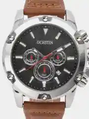 Коричневый мужские наручные часы Ochstin 6075A с хронографом в подарочной упаковке