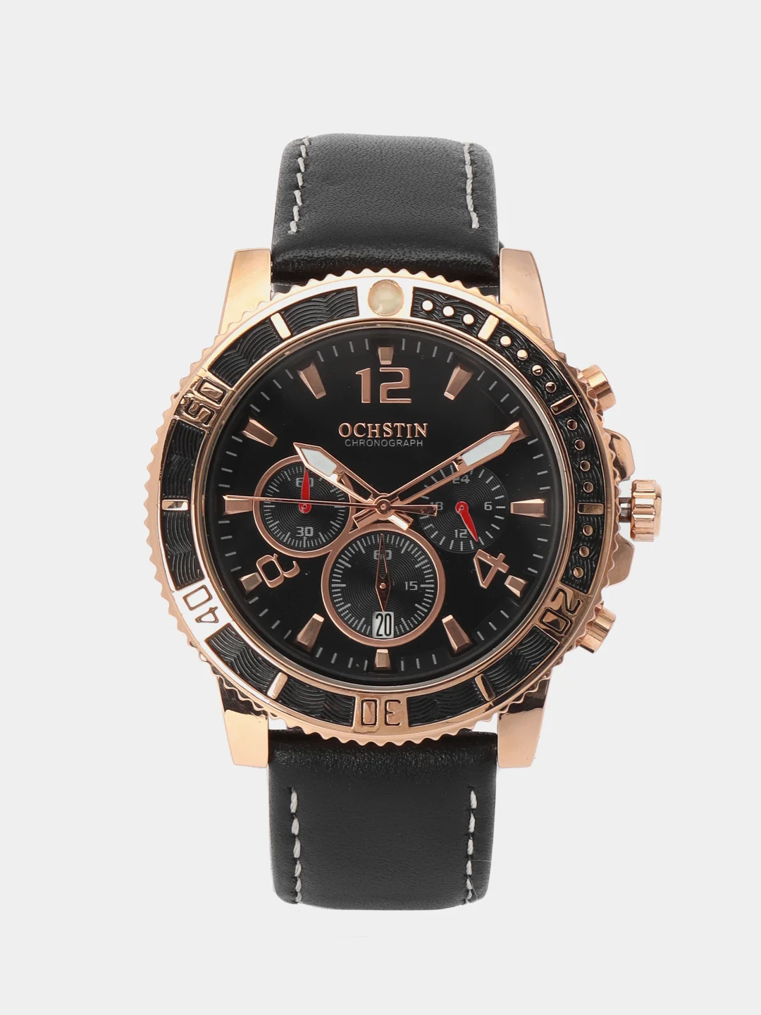 Бронзовый мужские наручные часы Ochstin 6045B с хронографом в подарочной упаковке