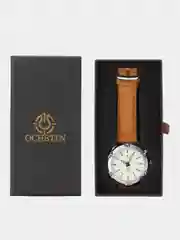 Карамельный мужские наручные часы Ochstin 6075B с хронографом в подарочной упаковке