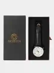 Белый мужские наручные часы Ochstin 6050B с хронографом в подарочной упаковке