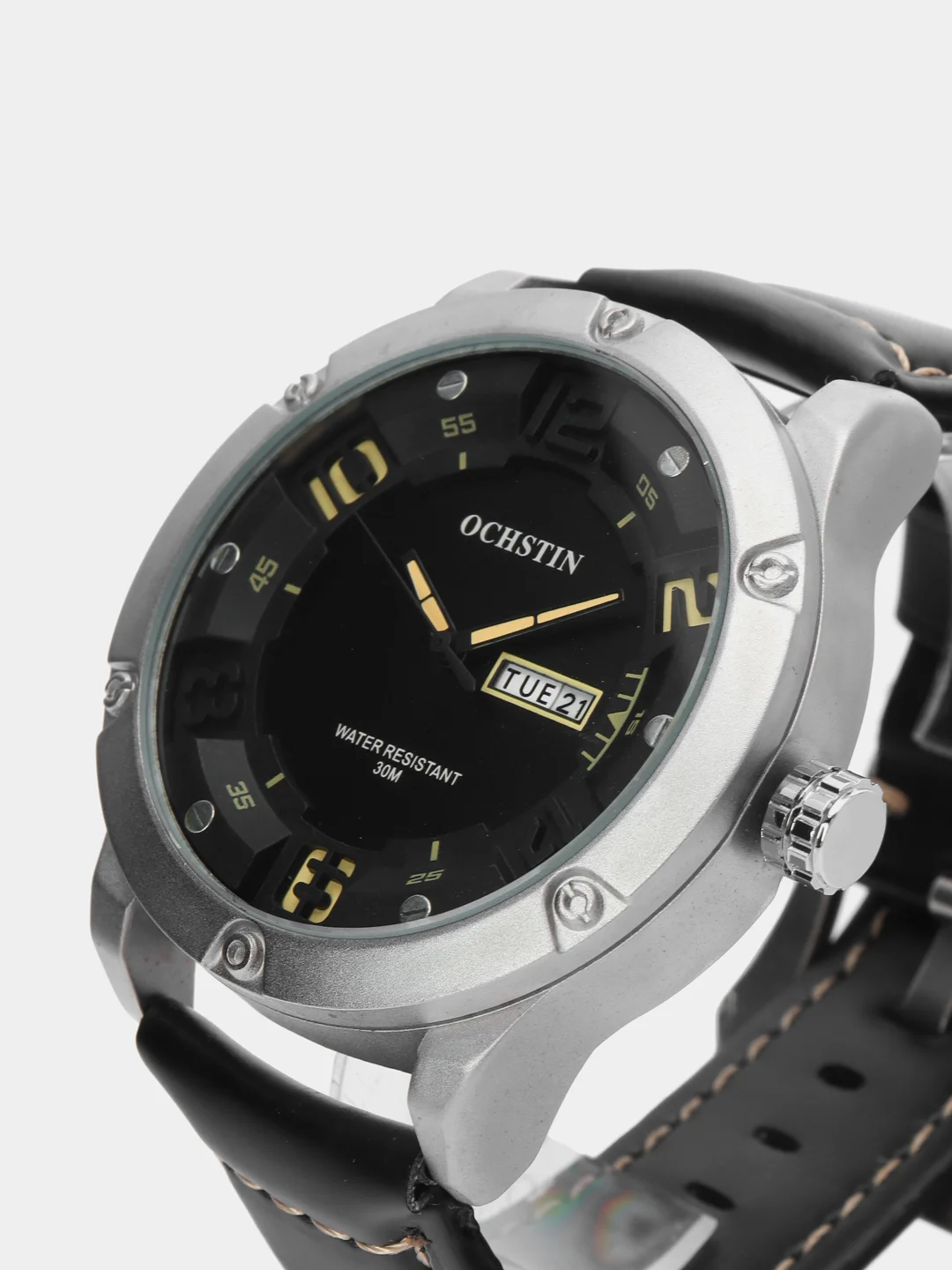 Серебряный мужские наручные часы Ochstin 6052A в подарочной упаковке