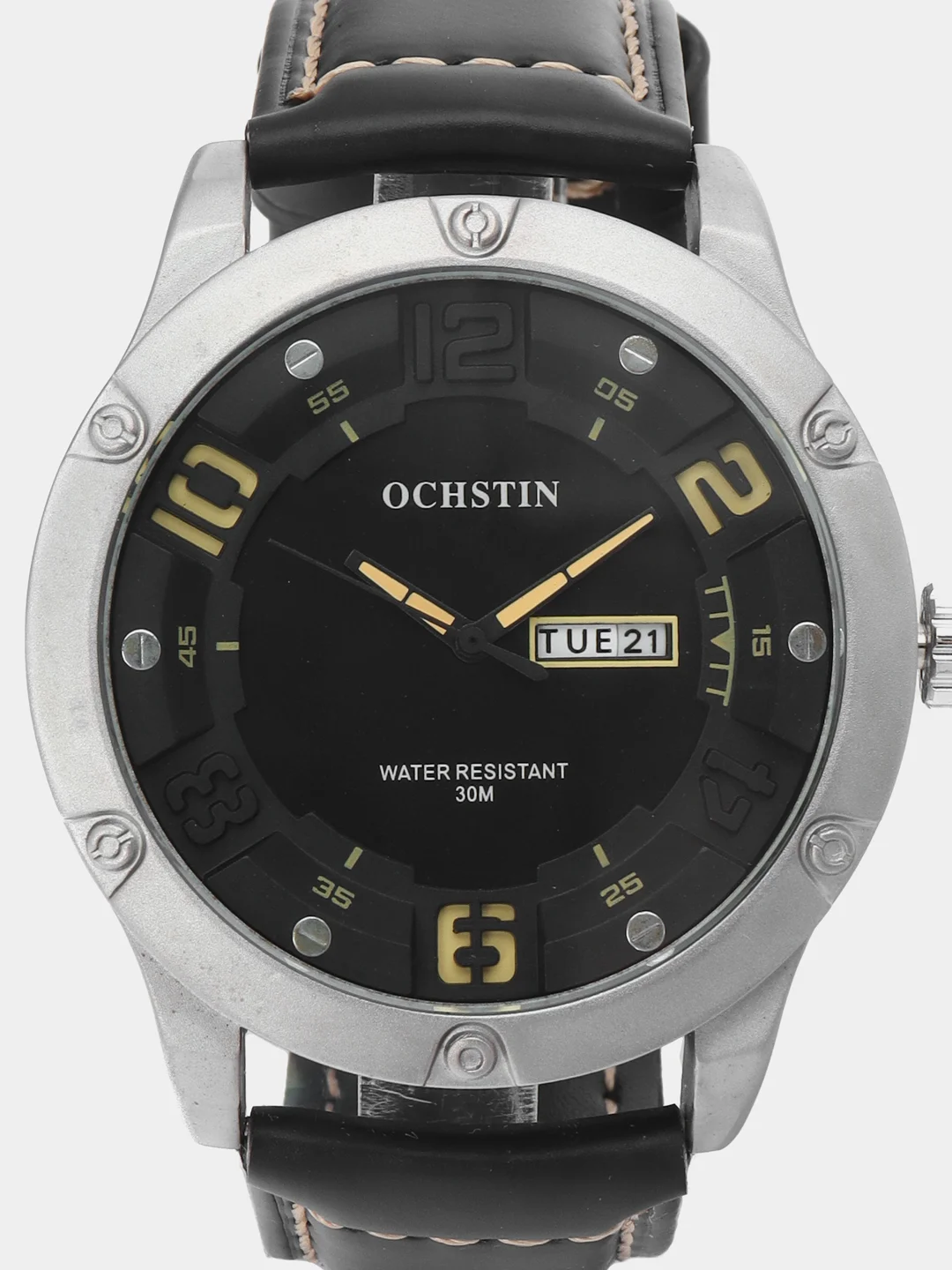 Серебряный мужские наручные часы Ochstin 6052A в подарочной упаковке