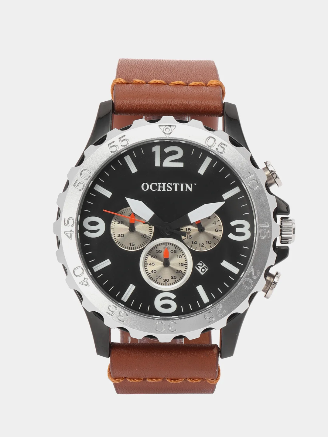 Карамельный мужские наручные часы Ochstin 6077B с хронографом в подарочной упаковке