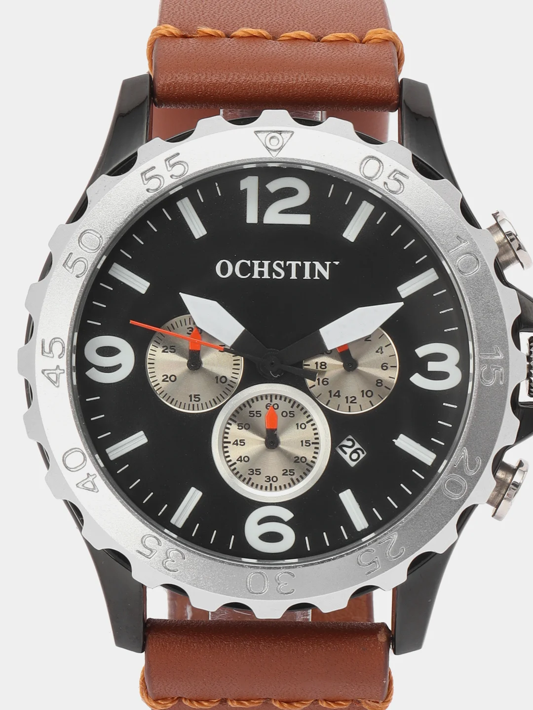 Карамельный мужские наручные часы Ochstin 6077B с хронографом в подарочной упаковке