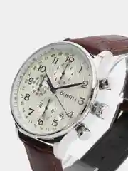 Серебряный мужские наручные часы Ochstin 6050C с хронографом в подарочной упаковке