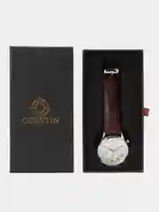 Серебряный мужские наручные часы Ochstin 6050C с хронографом в подарочной упаковке
