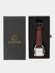 Серебряный мужские наручные часы Ochstin 6063 с хронографом в подарочной упаковке