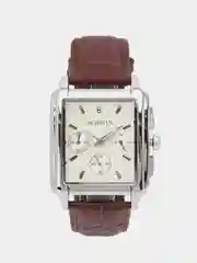 Серебряный мужские наручные часы Ochstin 6063 с хронографом в подарочной упаковке