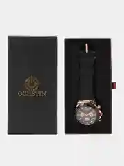 Черный мужские наручные часы Ochstin 6103A с хронографом в подарочной упаковке